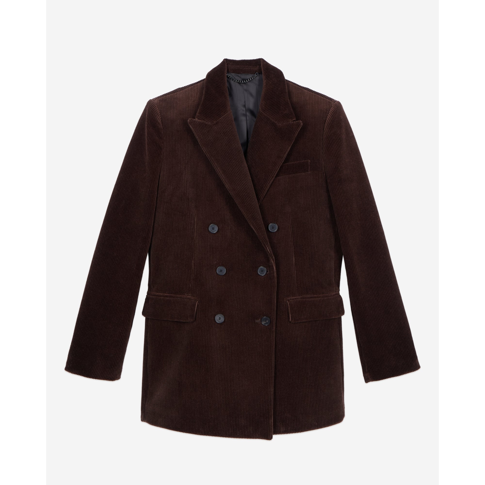 Corduroy Suit Jacket | Women | Brown