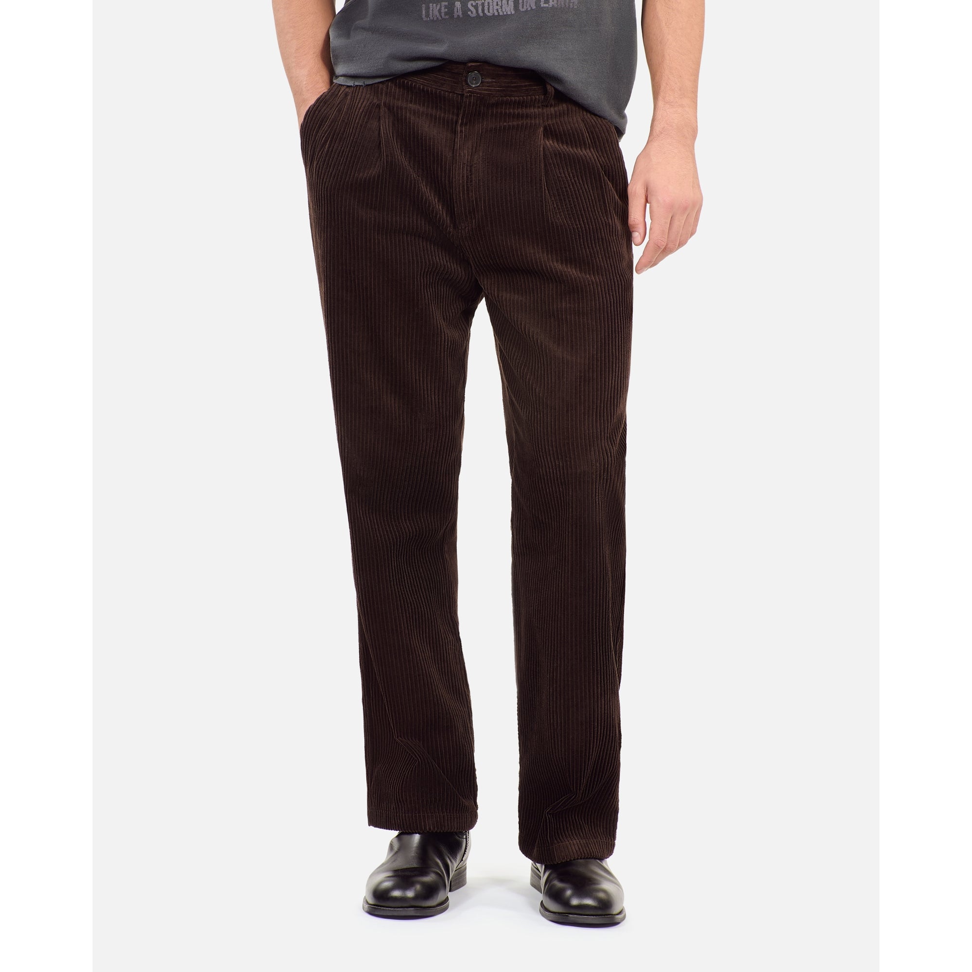 Corduroy Trousers | Men | Brown