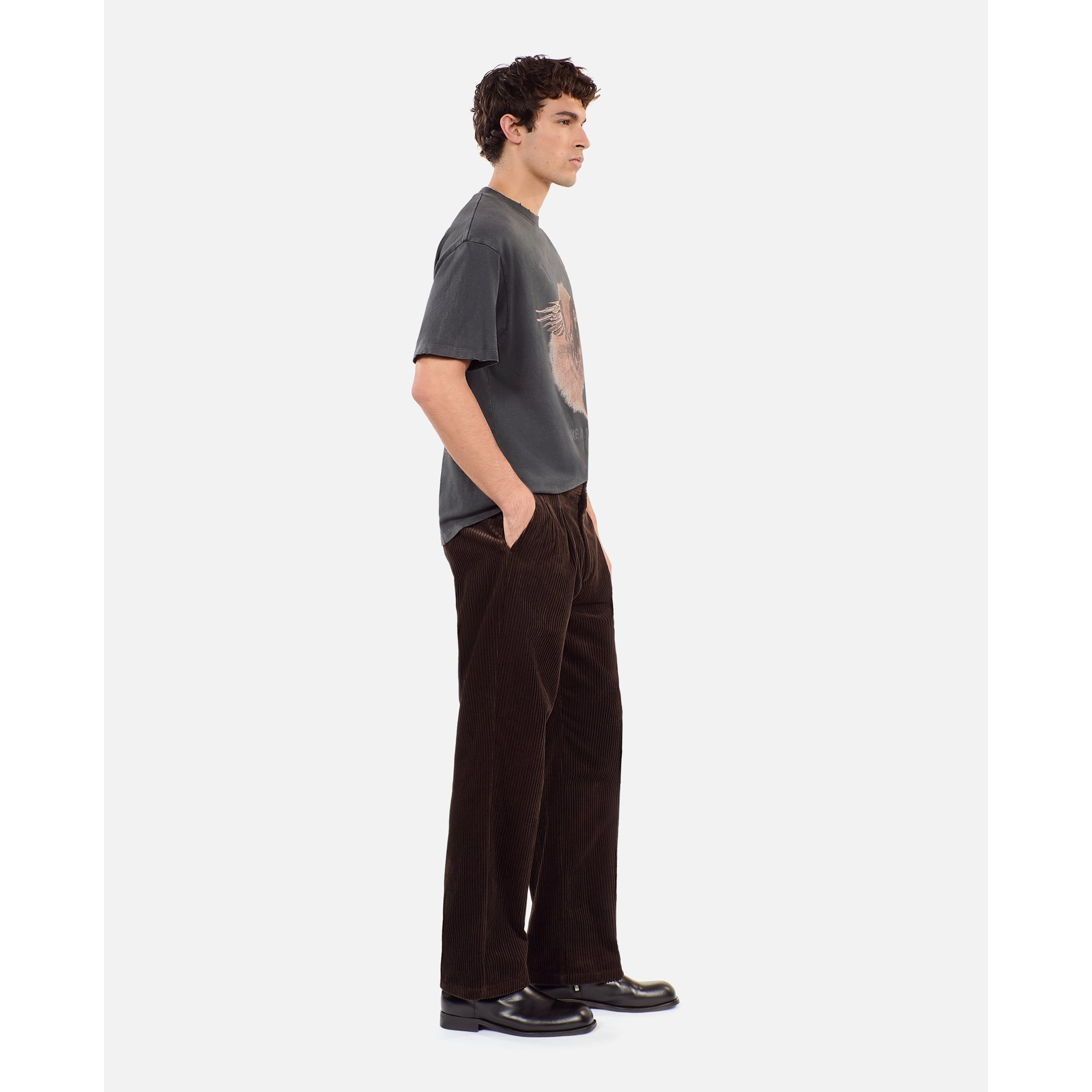 Corduroy Trousers | Men | Brown