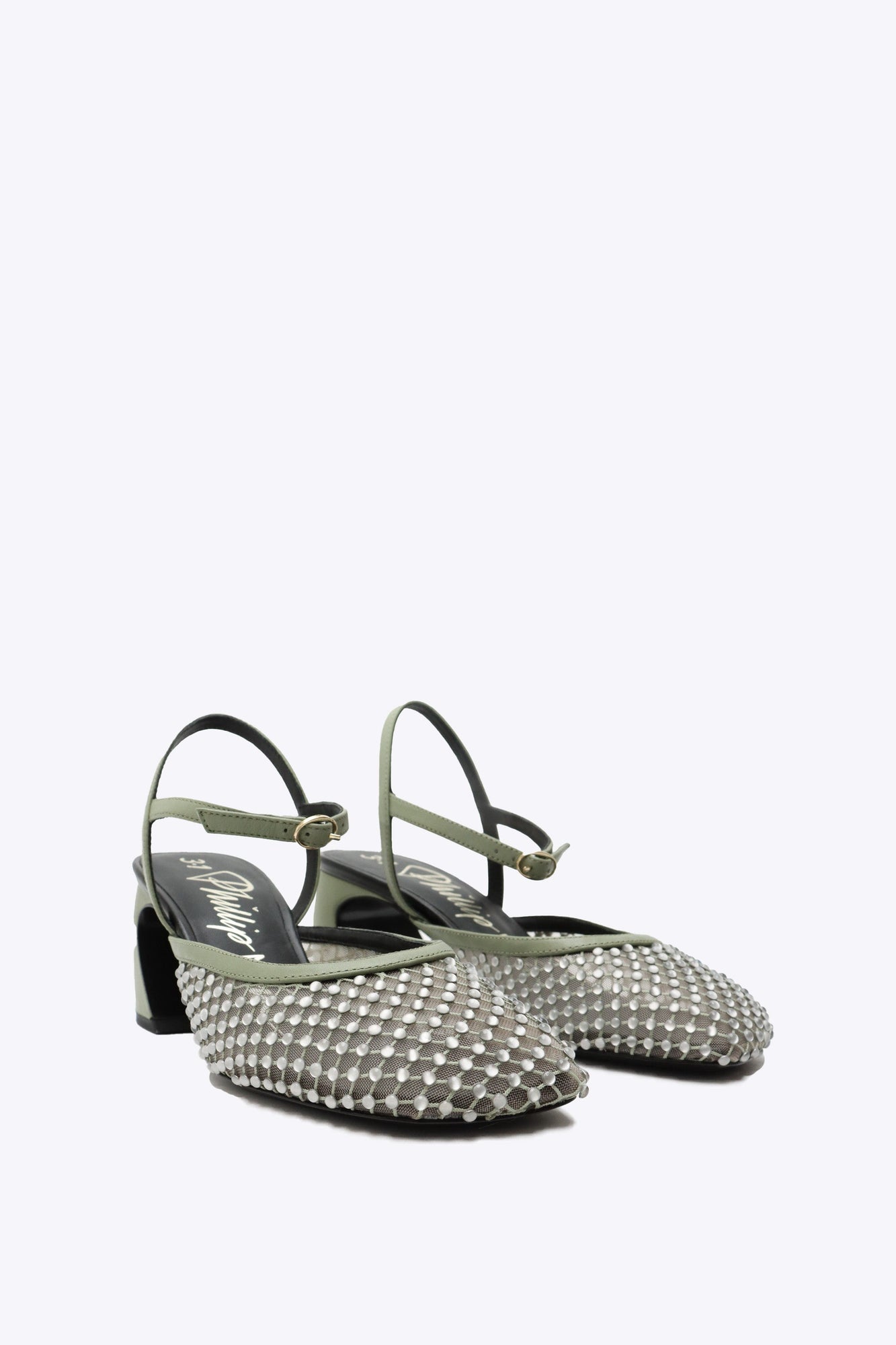 ID Mesh Mary Jane Pump | Sage
