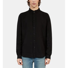 Cotton And Linen Shirt | Men | Black