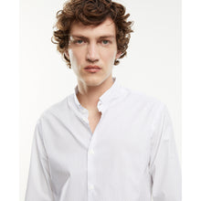 Cotton Shirt With Micro Print | Men | White