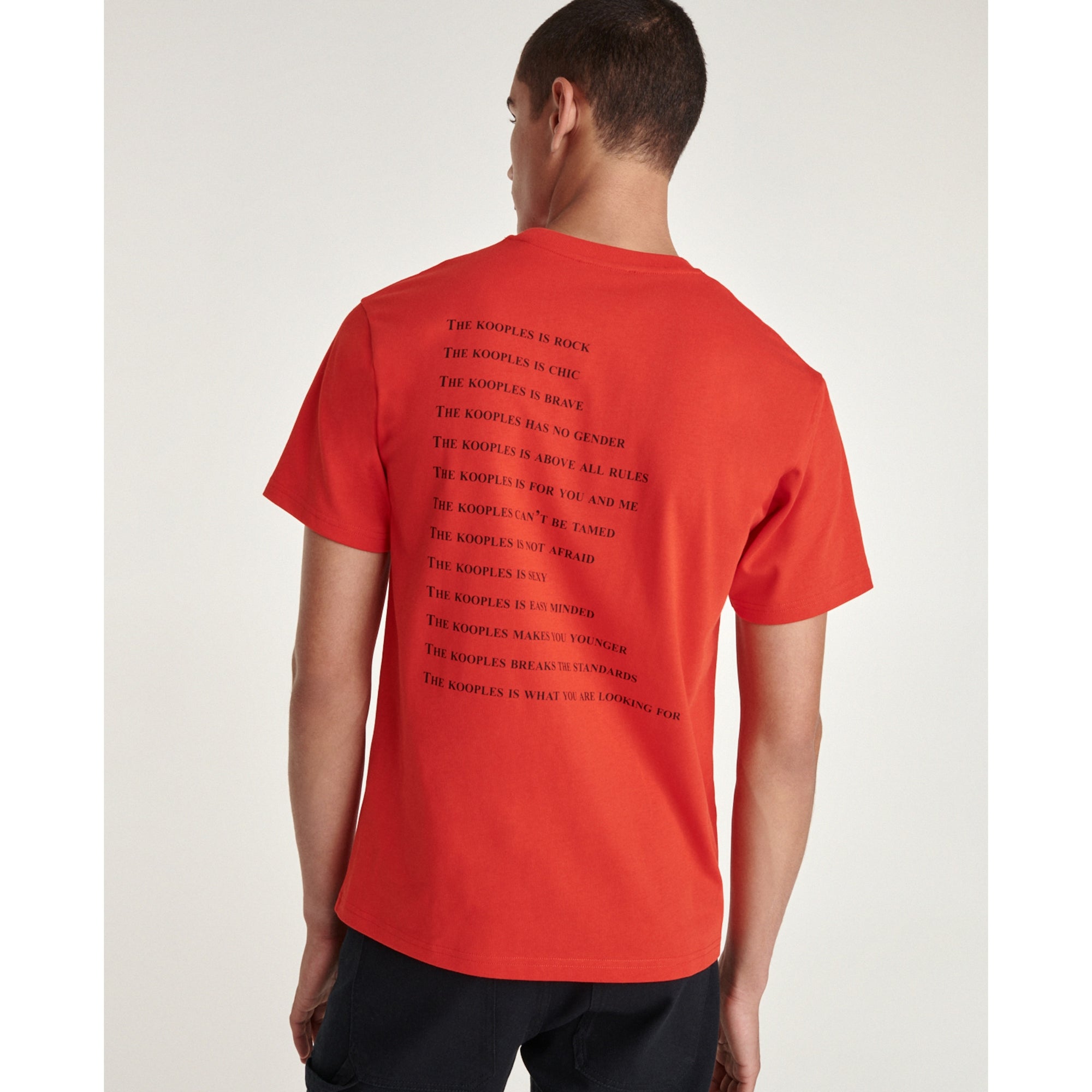 Cotton T-Shirt What Is | Men | Red