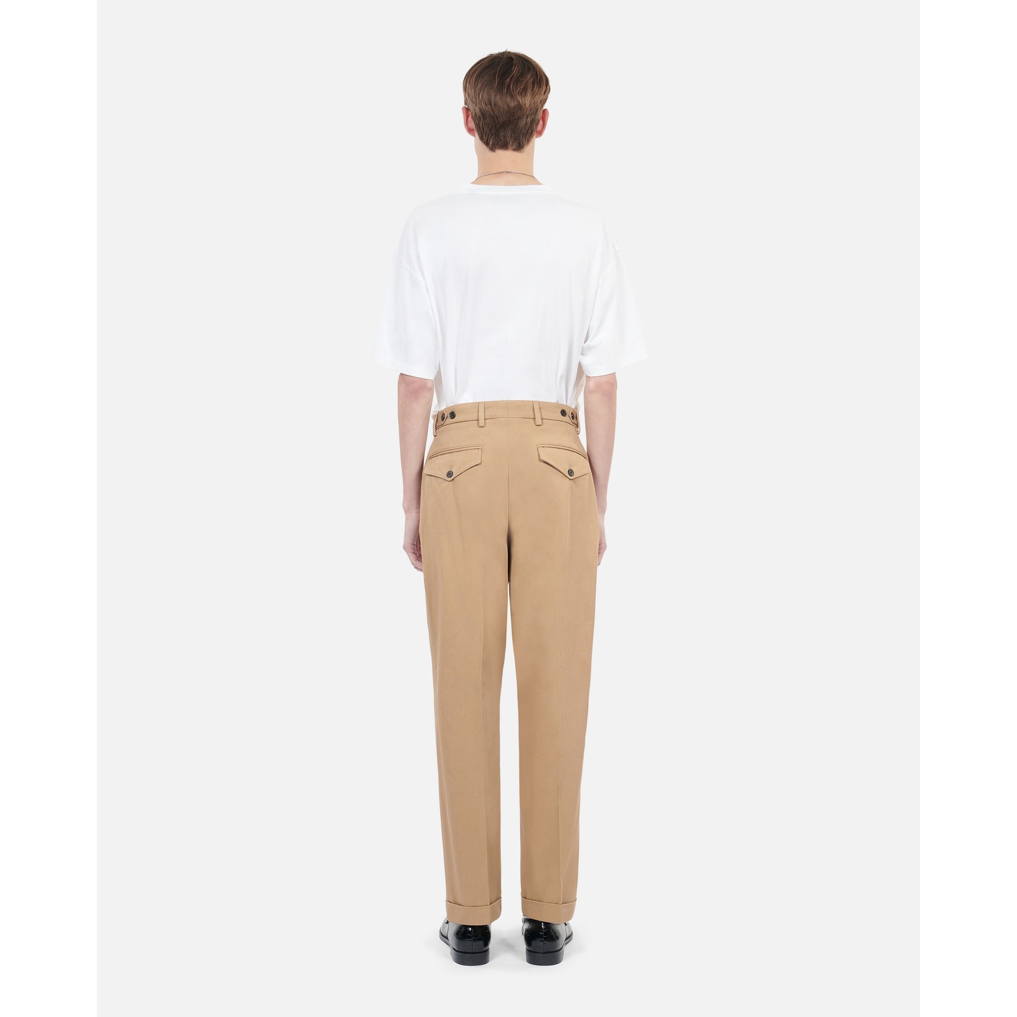 Cotton Trousers | Men | Camel