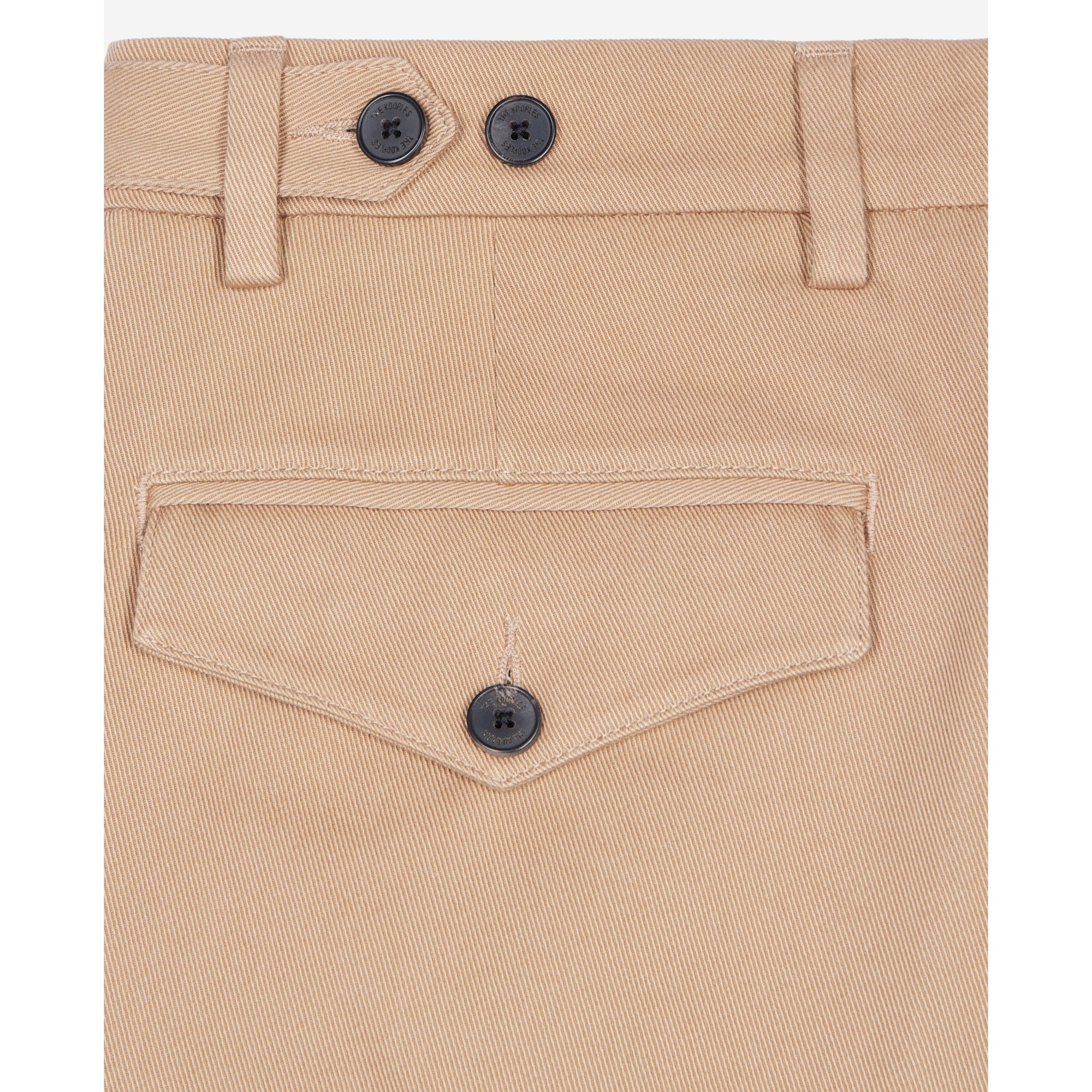 Cotton Trousers | Men | Camel