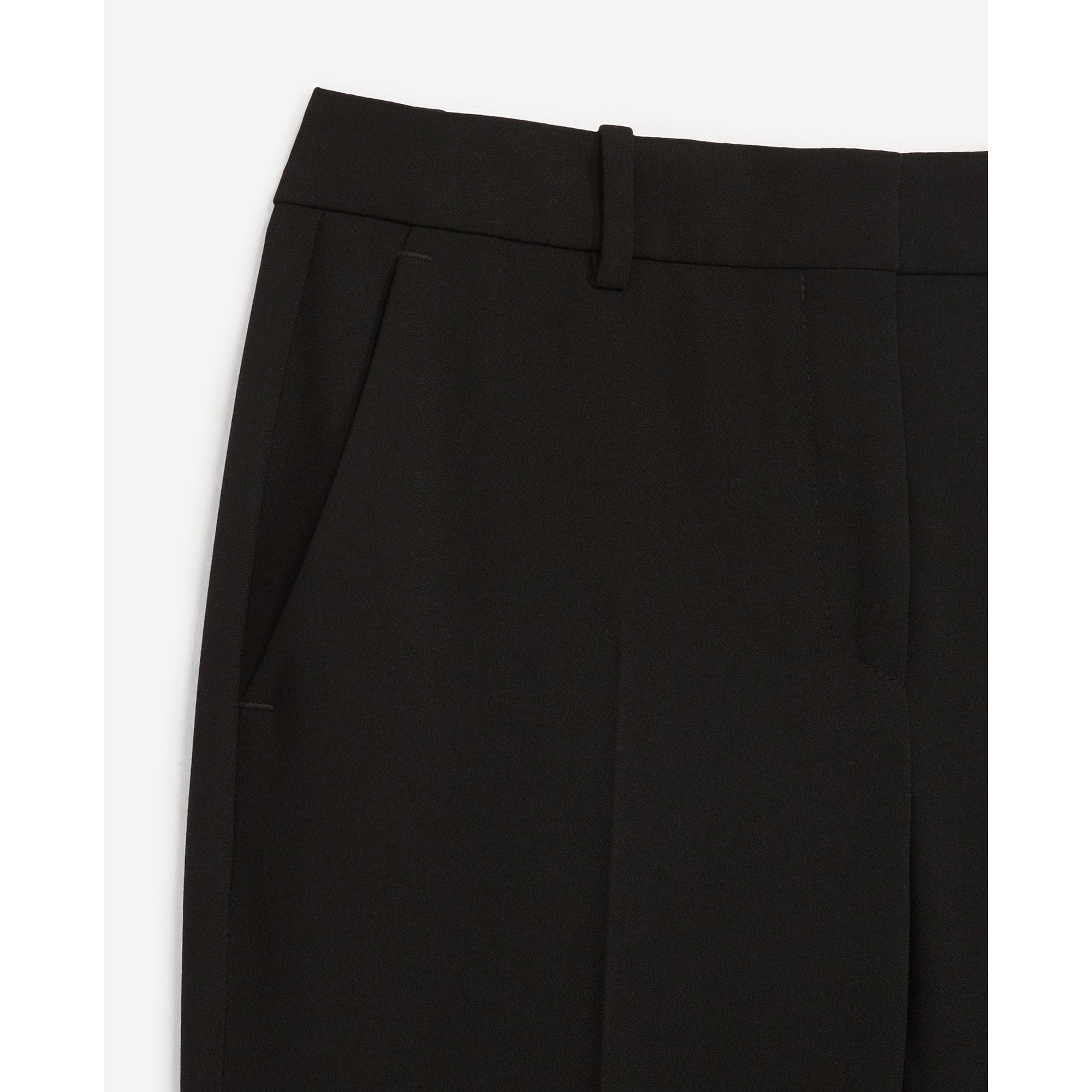 Crepe Suit Pants | Women | Black