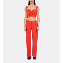 Crepe Suit Trousers | Women | Red