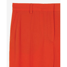 Crepe Suit Trousers | Women | Red