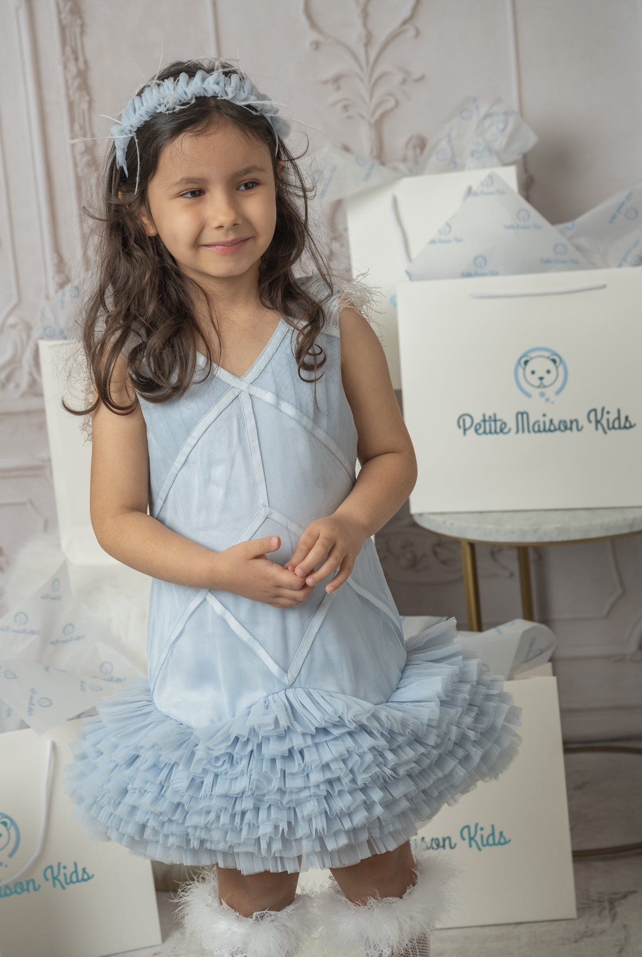 Skylar Blue Tulle Tutu Dress | Blue