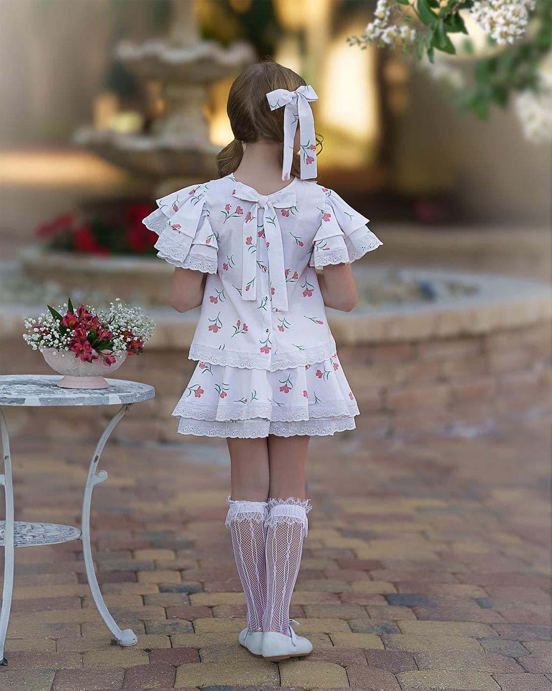 Tulip Cotton Blouse and Shorts Set | Tulip