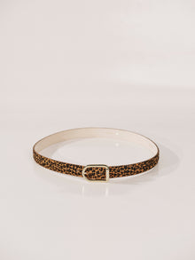 Mija Animal Belt | Cheetah & 24K Gold