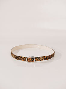 Mija Animal Belt | Cheetah & Silver