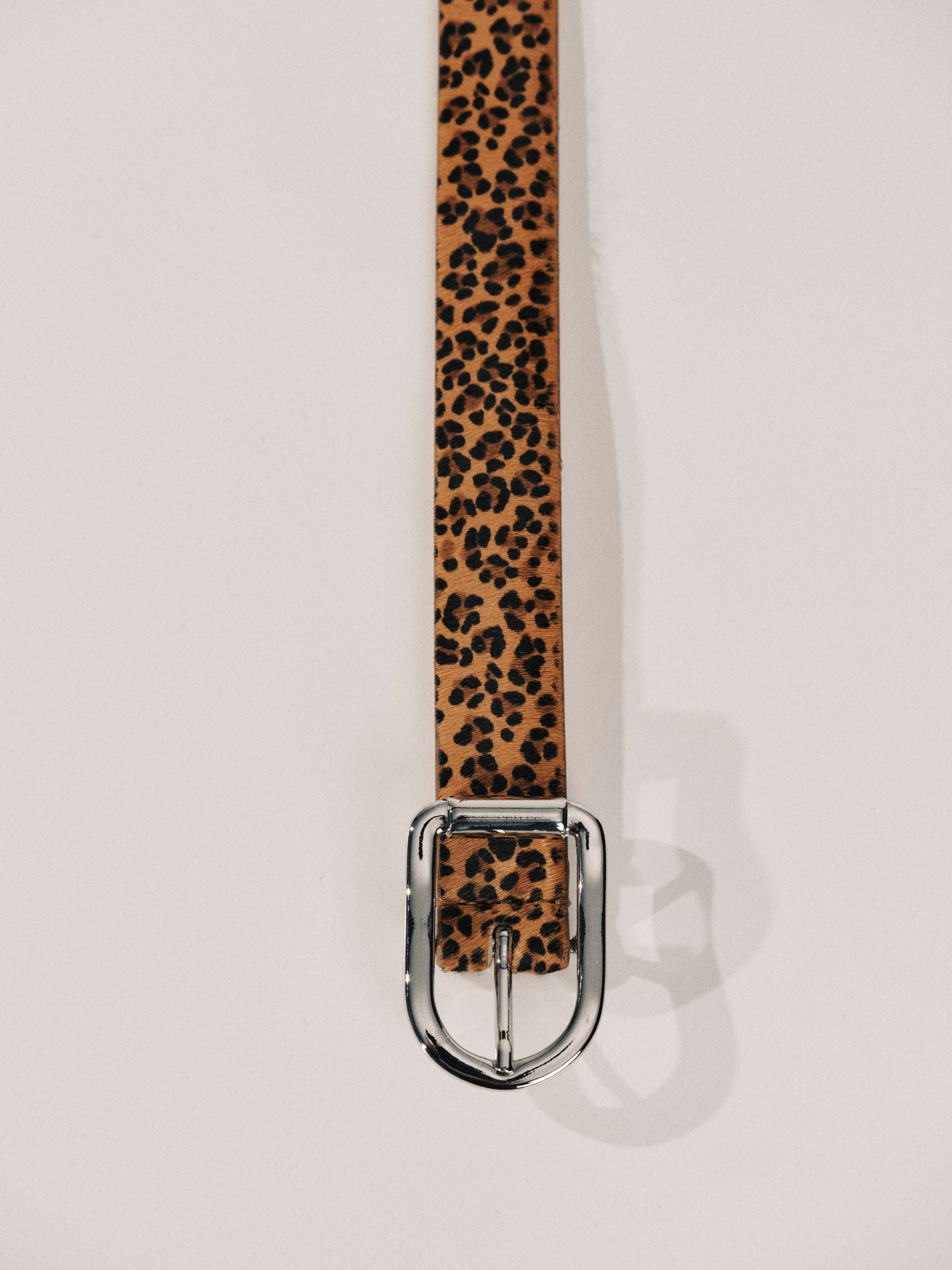 Mija Animal Belt | Cheetah & Silver