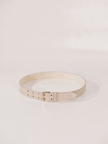 Mini Hutch Suede Belt | Blush & 24K Gold