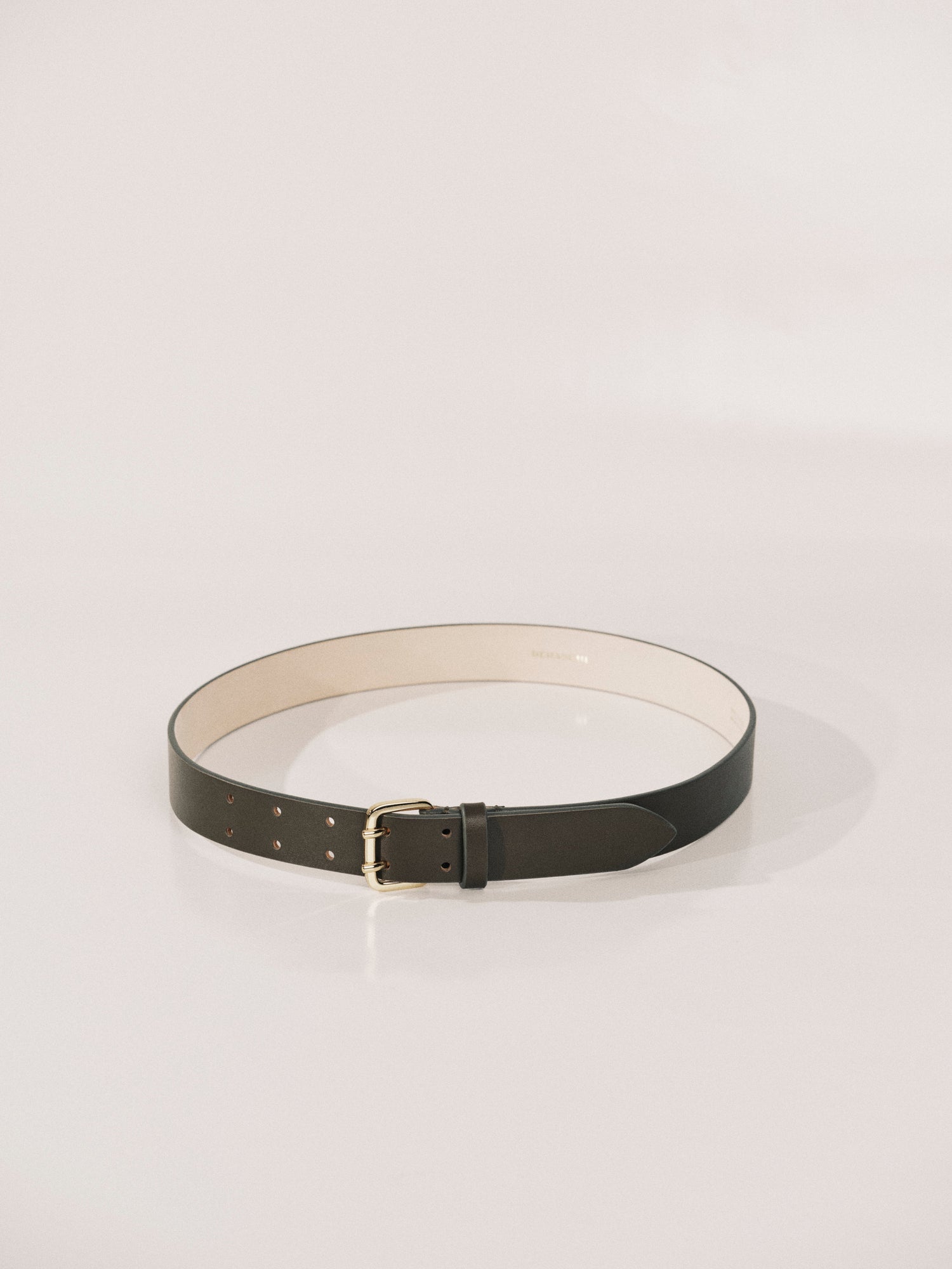 Mini Hutch Belt | Truffle & 24K Gold