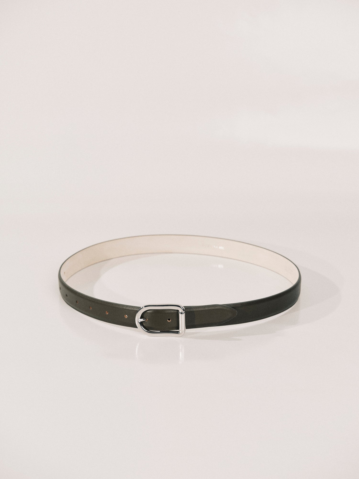 Mija Belt | Olive & Silver