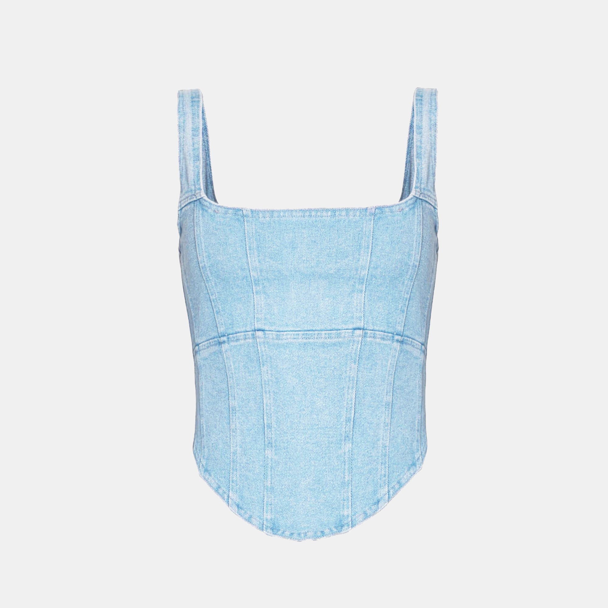 OW Collection DEMI Top Account 019 - Denim Blue