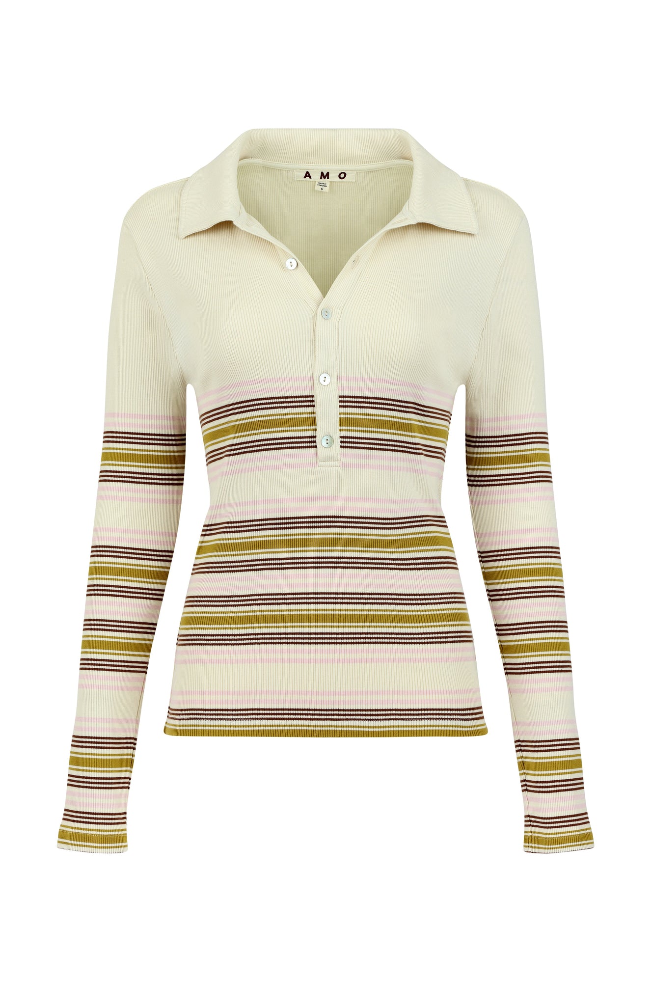 AMO Denim | Desiree Tee in Bone Multi