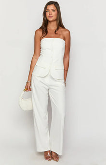 Dien Tailored Pants | White