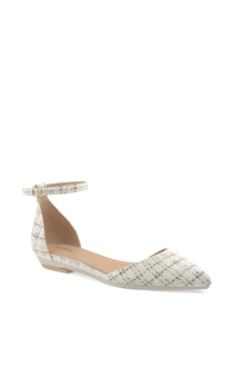 The D'Orsay Tweed Flat | Bone