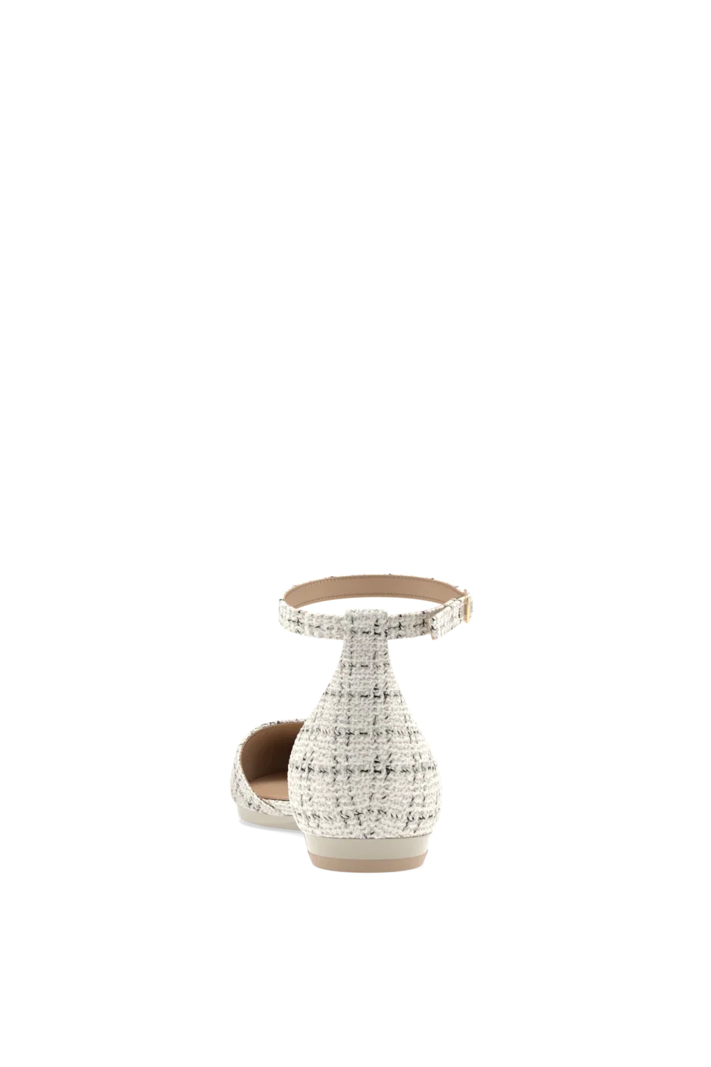 The D'Orsay Tweed Flat | Bone