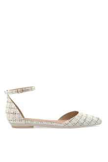 The D'Orsay Tweed Flat | Bone