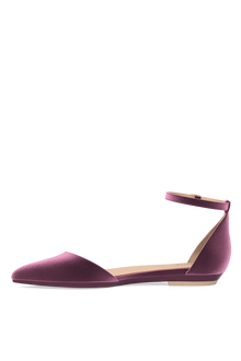 The D'Orsay Flat | Sugar Plum Velvet