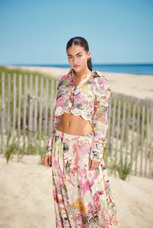 Hemant & Nandita | Charu Crop Shirt | Multicolor