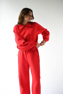 Womens | Harry Knit Neoprene Pant | Ruby