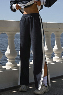 Womens | Tearaway Fleece Pant | Navy/White