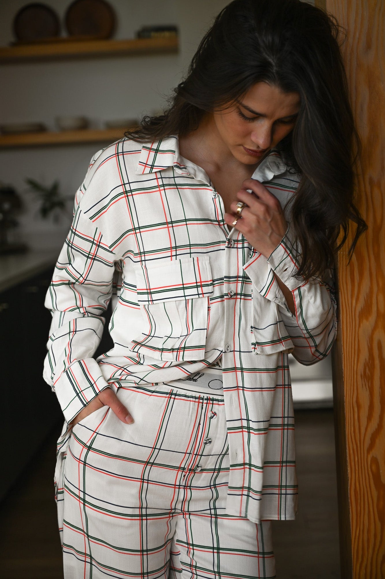 Benny (Recycled Linen) Button Down | White