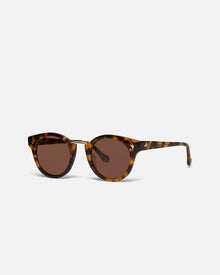 Unisex | Duy Bio-Plastic Round-Frame Sunglasses | Dark Amber