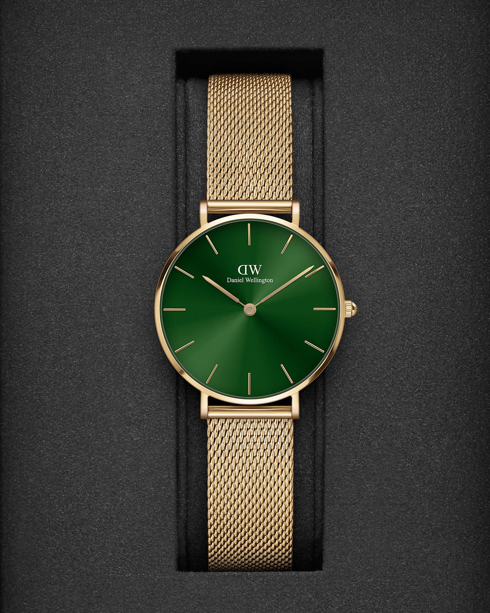 Womens | Petite Emerald | Dark Green | Gold