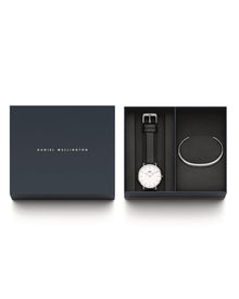 Mens | Classic Sheffield & Classic Bracelet Set | White | Silver