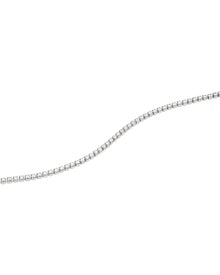Womens | Petite Sterling & Tennis Bracelet Set | White | Silver