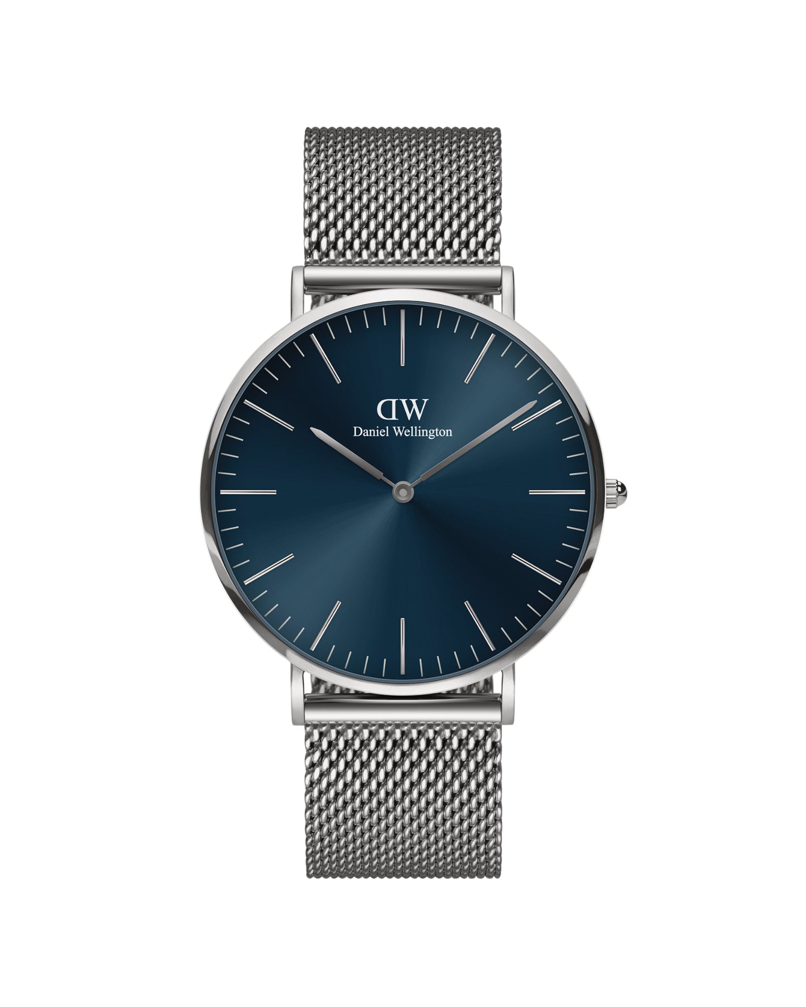 Mens | Classic Mesh Arctic & Classic Bracelet Set | Arctic Blue | Silver