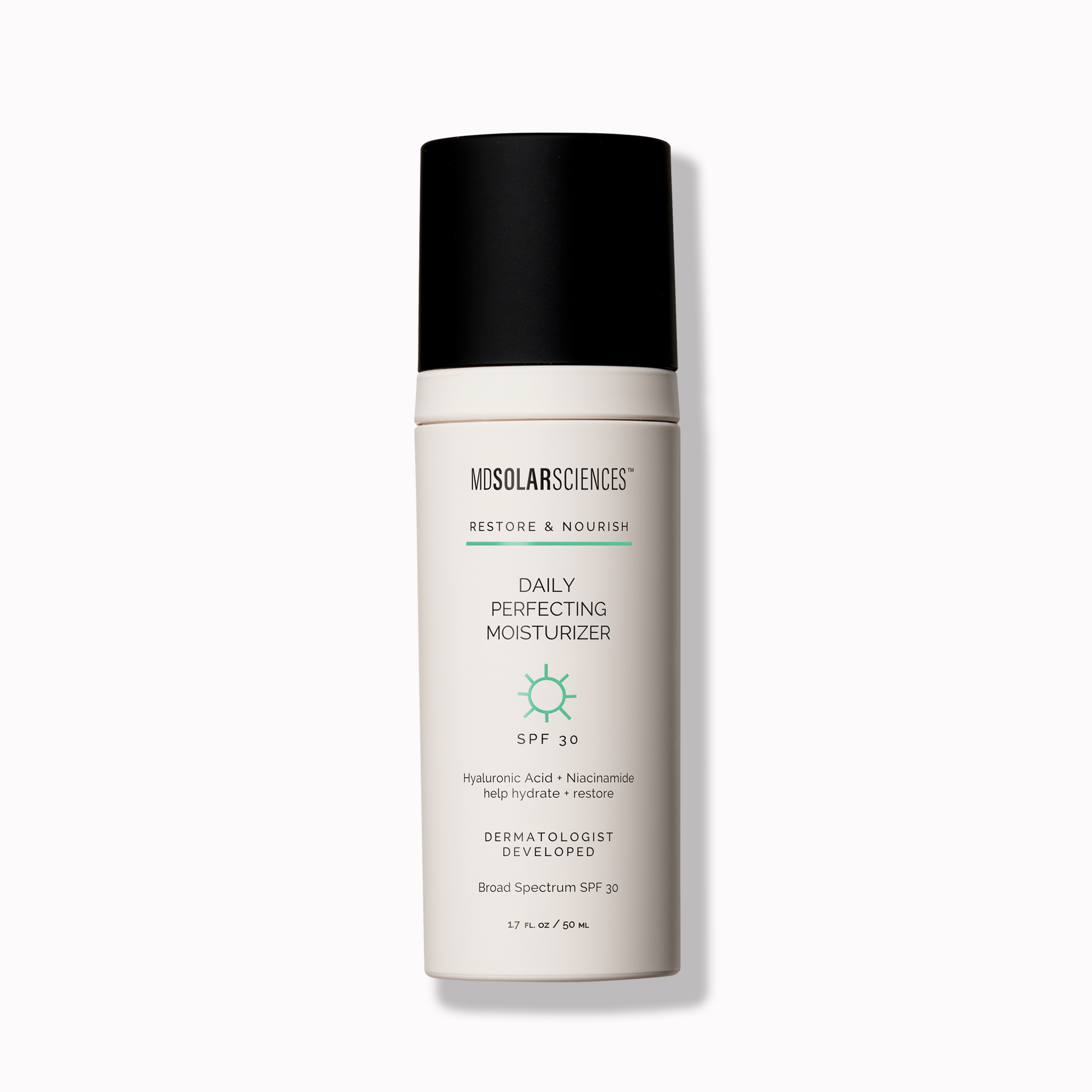 Cosmetic bottle of Daily Perfecting Moisturizer with SPF 30 