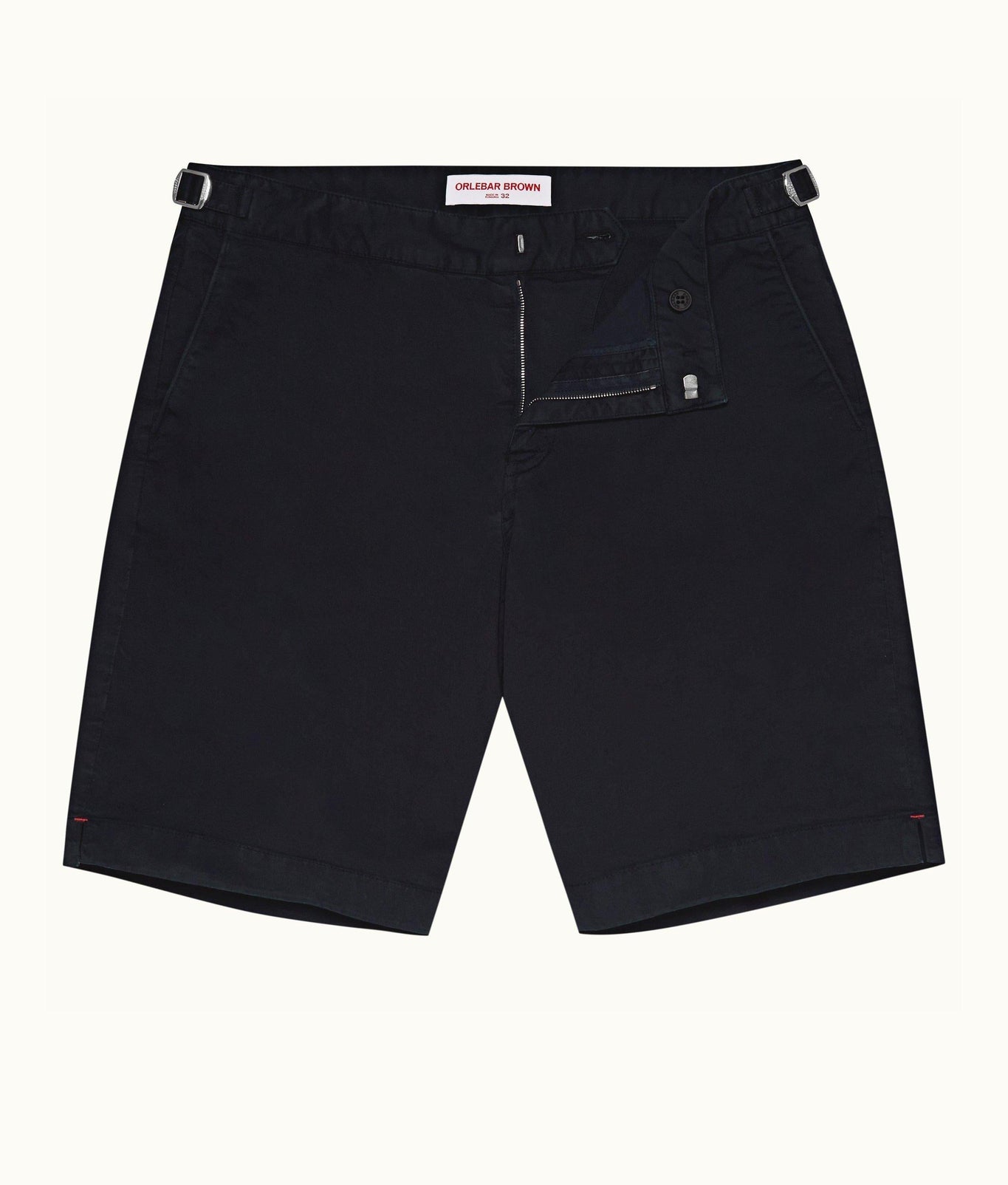 Dane Cotton Twill Longest-Length Cotton Twill Shorts | Night Iris