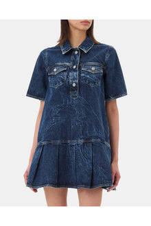 Dark Mini Dress | Mid Blue Stone