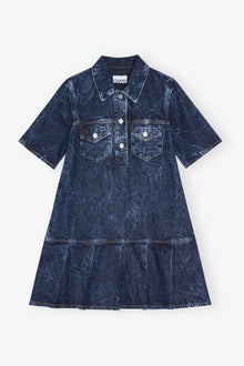 Dark Mini Dress | Mid Blue Stone