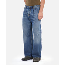 Dark Wide-Leg Jeans | Men | Blue Electric