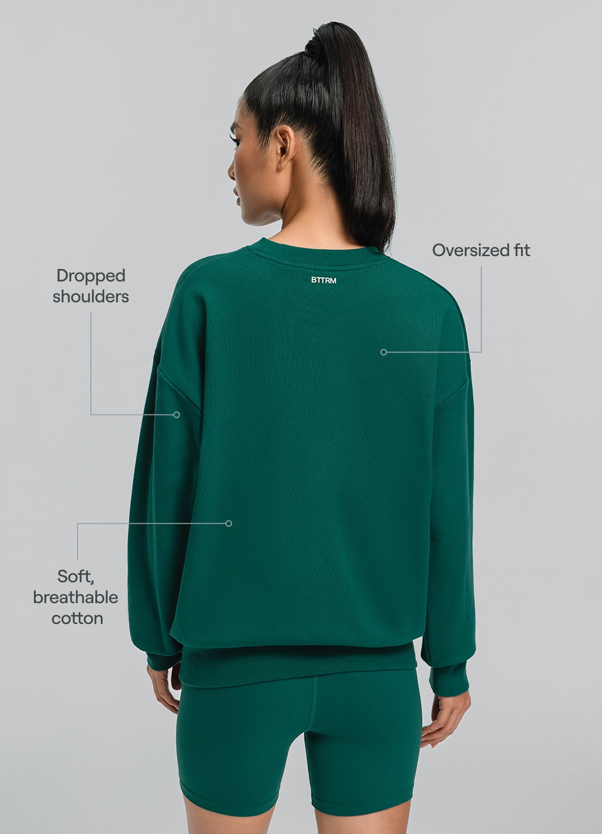 Everyday Active Sweatshirt | Dark Moss