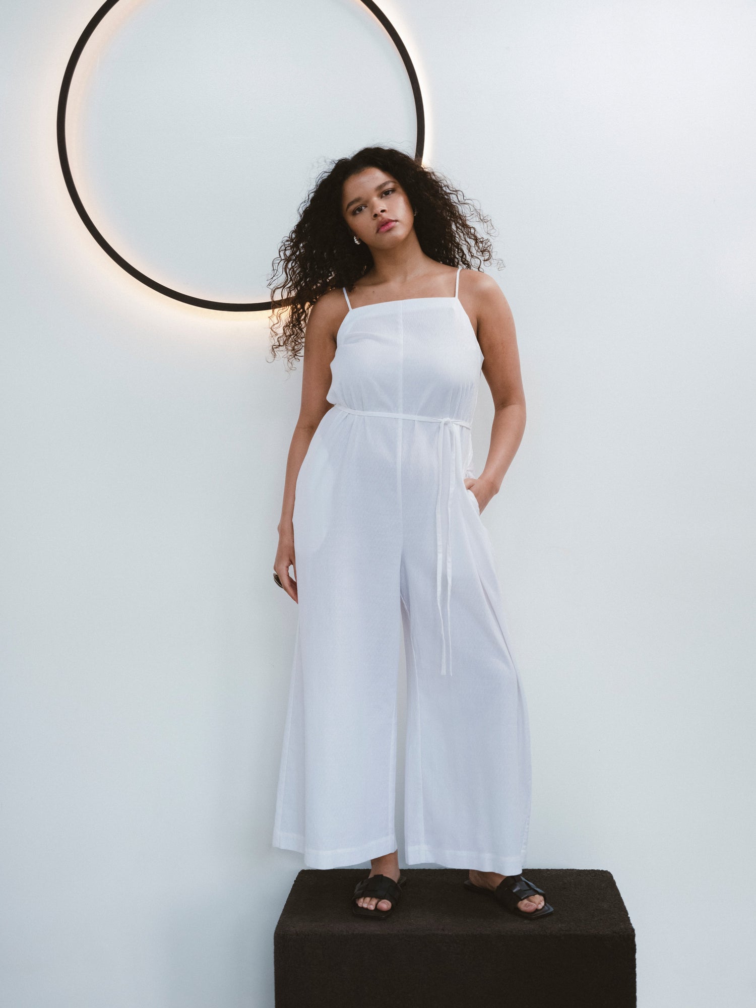 Enchant Jumpsuit | Bright White