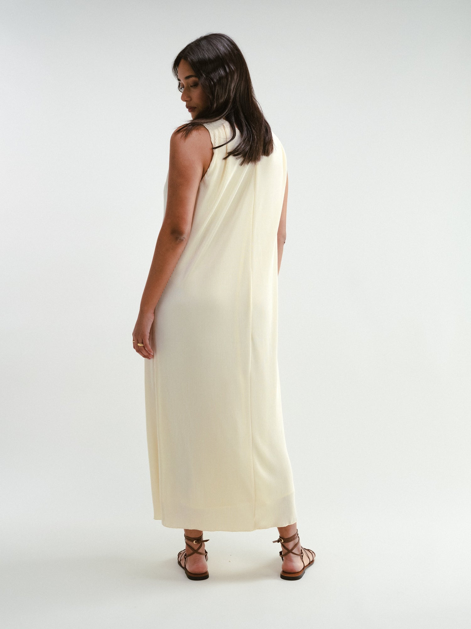 Espresso Dress | Cream