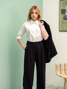 Stride Wide Leg Pant | Black