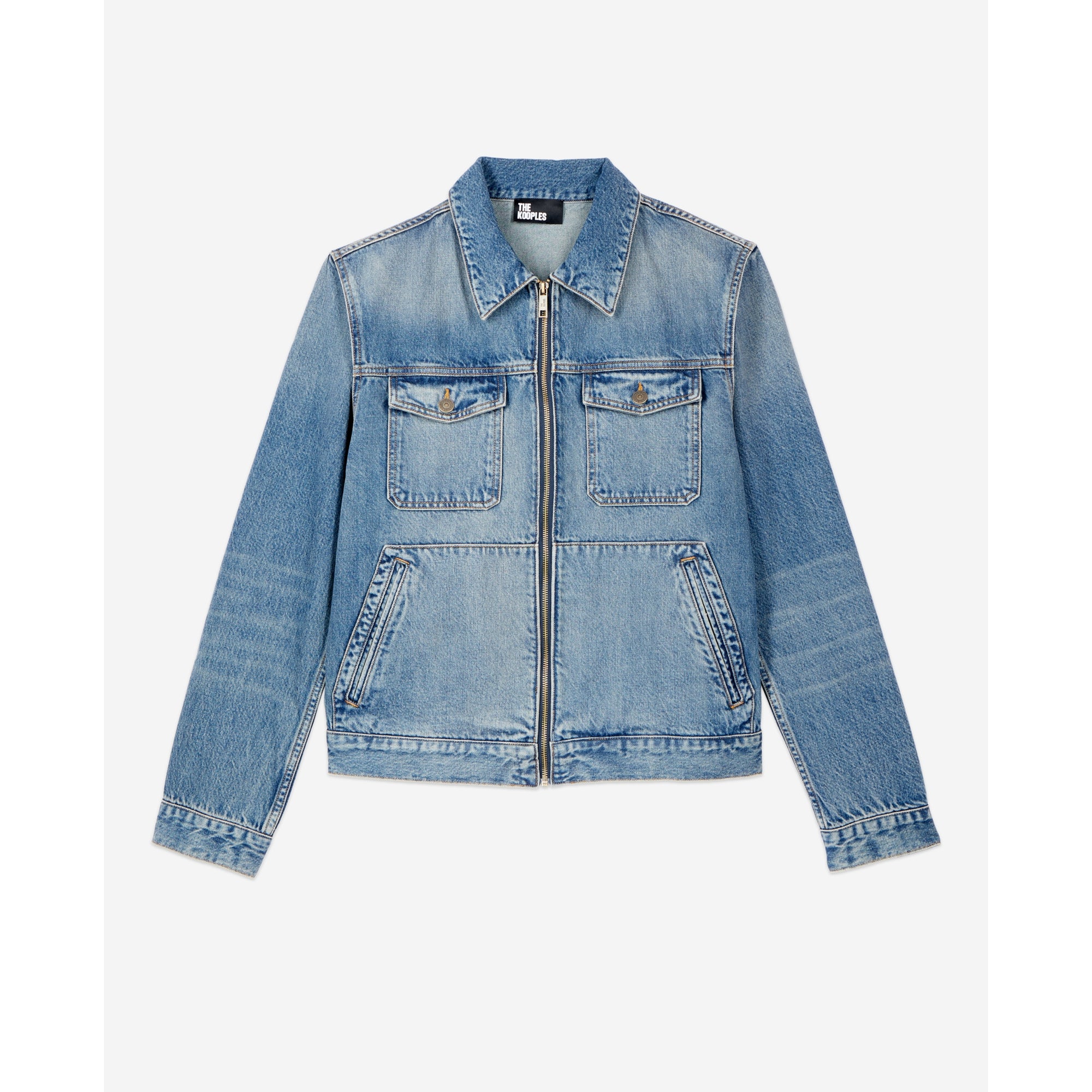 Denim Jacket | Men | Medium Blue