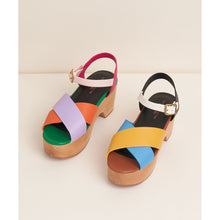 Dermot Chunky Platform Clog Sandal | Confetti