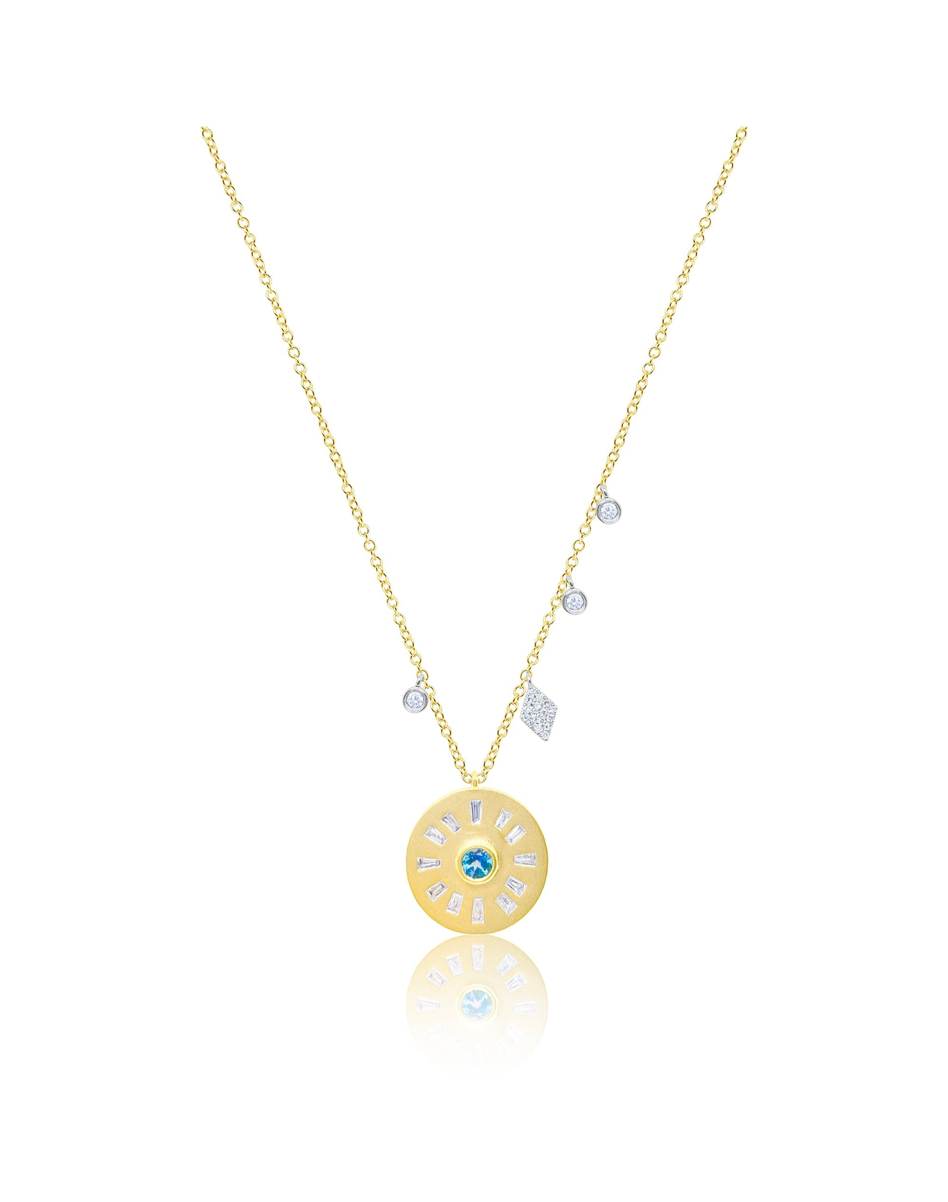 Diamond Necklace | 14kt Yellow Gold
