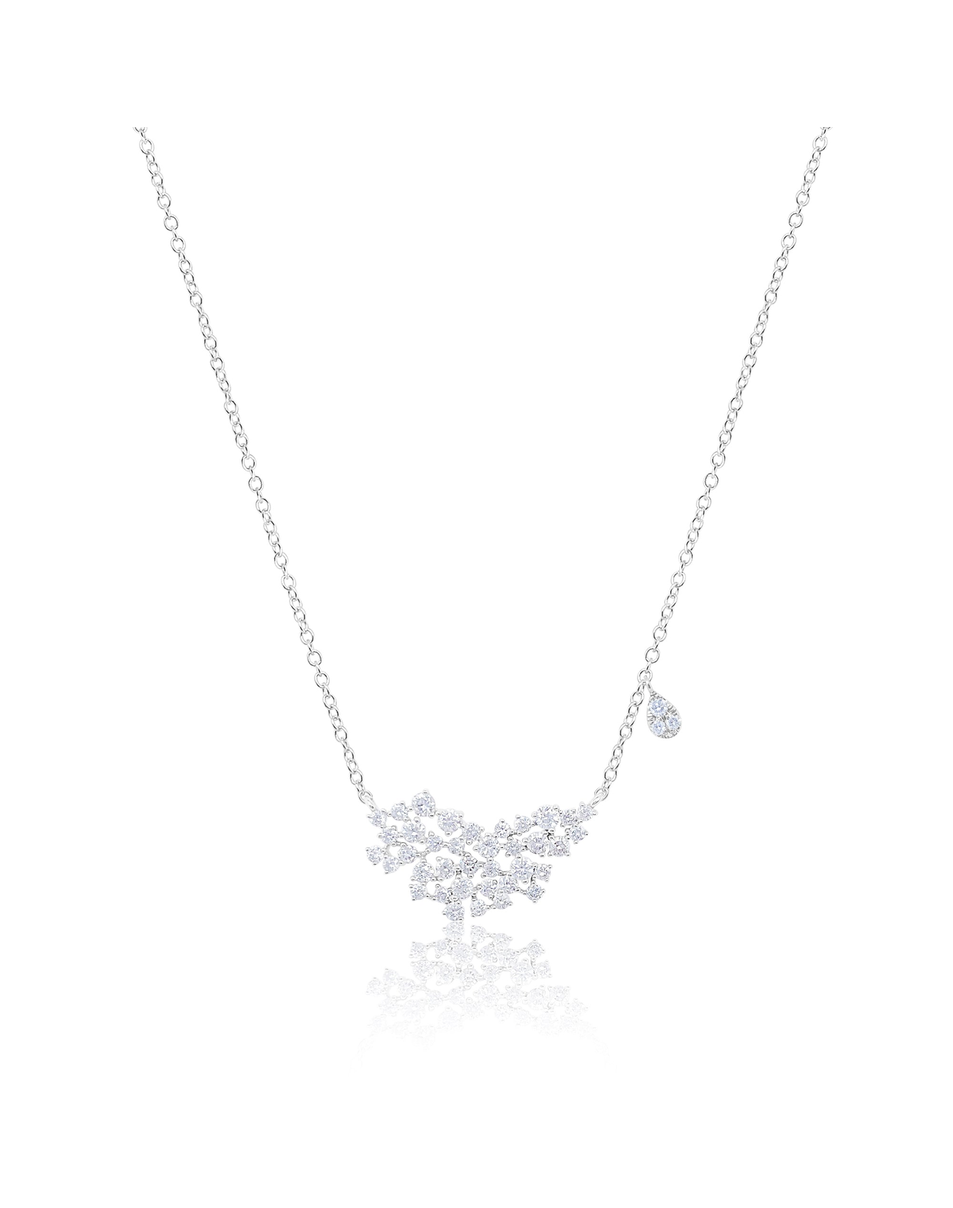Diamond Necklace | White Gold