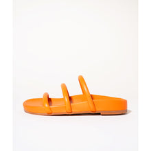 Dolly Strappy Flat Sandal | Orange Peel